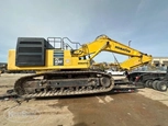 Side of Used Excavator in yard